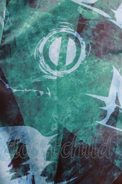 画像4: NieR Clothing / 切替長袖シャツ  黒 H-25-12-25-1028-PU-BL-KB-ZH