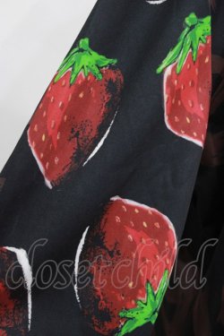 画像4: NieR Clothing / 総柄プルパーカー  黒 H-25-12-25-1029-PU-TO-KB-ZH