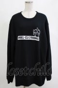 NieR Clothing / プリントSWEAT  2XL 黒 H-25-12-25-1032-PU-TO-KB-ZH