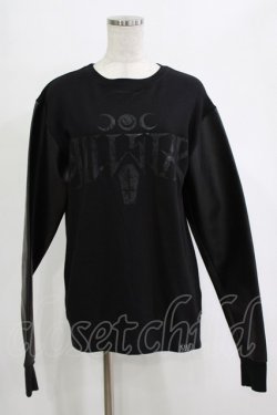 画像1: KILL STAR / レザースリーブトップス S ブラック H-25-12-25-1033-SL-TO-KB-ZH