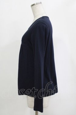 画像2: Jane Marple Dans Le Salon / 切替カットソー M ネイビー H-25-12-25-1034-JM-TO-KB-ZH