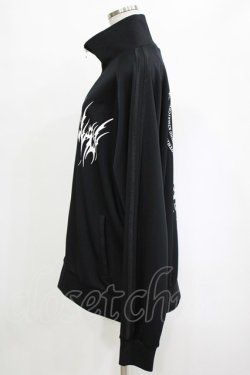 画像2: KRY CLOTHING / プリントZIPジャージ  黒 H-25-12-25-1039-EL-TO-KB-ZH