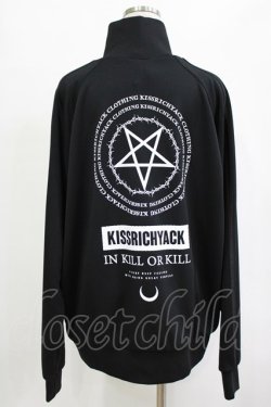 画像3: KRY CLOTHING / プリントZIPジャージ  黒 H-25-12-25-1039-EL-TO-KB-ZH