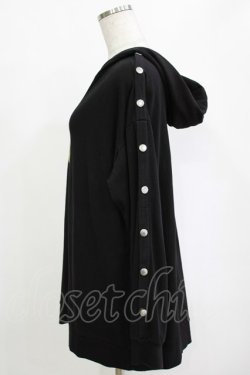 画像2: meltyglow / プリントプルパーカー  黒 H-25-12-25-1040-PU-TO-KB-ZH