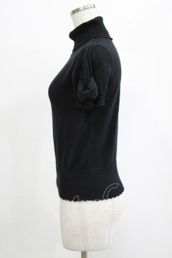 画像2: Emily Temple cute / リボンパフニット  ブラック H-25-12-25-1041-ET-TO-KB-ZH