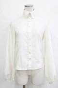 pays des fees  / Balloon shirt  アイボリー H-25-12-25-1044-PU-BL-KB-ZH