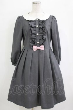 画像1: Emily Temple cute / アメリーワンピース  グレー H-25-12-25-1004-ET-OP-KB-ZH