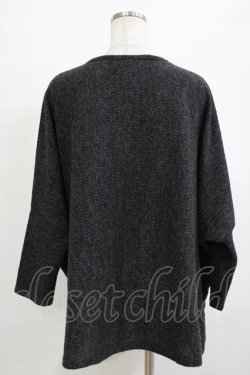 画像3: Ozz Croce / プリントドルマンニット  グレー H-25-12-25-1047-OO-TO-KB-ZH