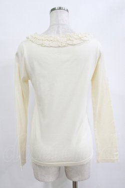 画像3: Emily Temple cute / リボンフリルカットソー  オフ H-25-12-25-1049-ET-TO-KB-ZH