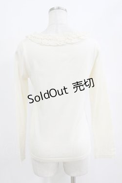 画像3: Emily Temple cute / リボンフリルカットソー  オフ H-25-12-25-1049-ET-TO-KB-ZH