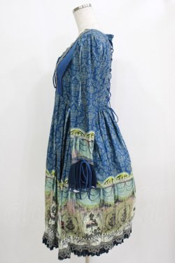 画像2: Ozz Croce / Tea Partyワンピース  ブルー H-25-12-25-1001-OO-OP-KB-ZH