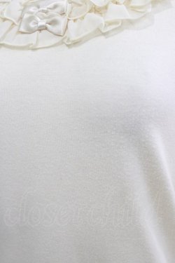 画像5: Emily Temple cute / リボンフリルカットソー  オフ H-25-12-25-1049-ET-TO-KB-ZH