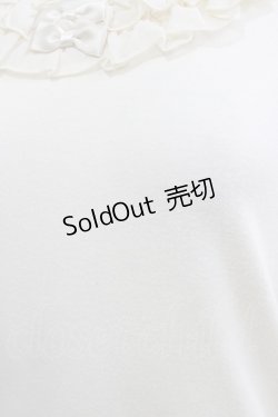 画像5: Emily Temple cute / リボンフリルカットソー  オフ H-25-12-25-1049-ET-TO-KB-ZH