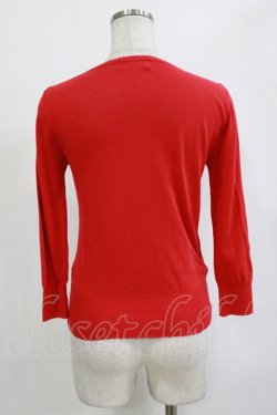 画像3: Emily Temple cute / ラメリボンカーディガン  レッド H-25-12-25-1050-ET-TO-KB-ZH