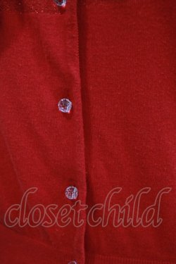 画像5: Emily Temple cute / ラメリボンカーディガン  レッド H-25-12-25-1050-ET-TO-KB-ZH