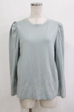 画像1: Jane Marple / Puffy Sleeve Pullover  サックス H-25-12-25-1051-JM-TO-KB-ZH