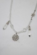 MILK / SNOW FRIENDSネックレス  クリスタル×シルバー H-25-12-25-1060-ML-AC-KB-ZH