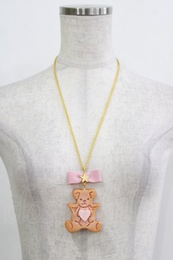画像2: Q-pot. / さくらのテディベアクッキーネックレス   H-25-12-25-1065-QP-AC-KB-ZH