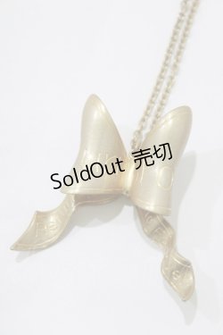 画像1: Jane Marple / リボンネックレス  ゴールド H-25-12-25-1069-JM-AC-KB-ZH