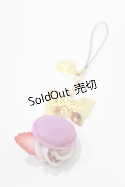 画像1: Q-pot. / ベリーストロベリーマカロンリボンストラップ   H-25-12-25-1072-QP-ZA-KB-ZH