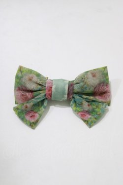 画像2: Michal Negrin / リボンバレッタ  グリーン H-25-12-25-1074-LO-AC-KB-ZH