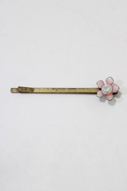画像1: Michal Negrin / フラワーヘアピン  ゴールド H-25-12-25-1077-LO-AC-KB-ZH