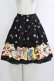 画像1: Emily Temple cute / トランププリントスカート  ブラック H-25-12-25-1007-ET-SK-KB-ZH (1)