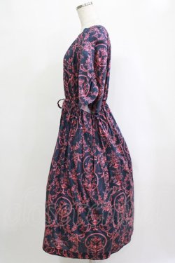 画像2: Jane Marple Dans Le Salon / Marie Antoinette drawstring sleeve dress Free ネイビー H-25-12-25-1008-JM-OP-KB-ZH