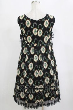 画像3: MIHO MATSUDA / ブーケレースアップジャンパースカート  ブラック H-25-12-25-1009-GO-OP-KB-ZH