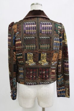 画像3: Q-pot. / Melty Bookshelfジャケット  ブラウン H-25-12-25-1012-QP-JA-KB-ZH