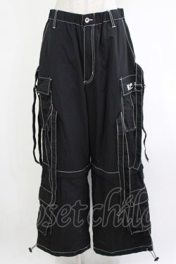 画像1: REFLEM / セパレートワイドアジャスターパンツ Free ブラック H-25-12-25-1013-PU-PA-KB-ZH