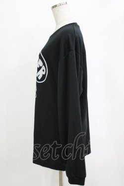 画像2: NieR Clothing / プリントLONG CUTSEW LL 黒 H-25-12-25-1020-PU-TO-KB-ZH