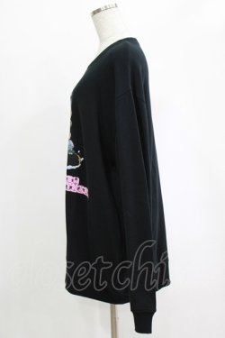 画像2: NieR Clothing / プリントSWEAT  2XL 黒 H-25-12-25-1021-PU-TO-KB-ZH