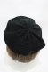 画像2: axes femme / ニットベレ‐帽  ブラック H-25-12-25-014-AX-AC-NS-ZH (2)