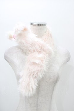 画像1: BABY,THE STARS SHINE BRIGHT / うさぎのミシェルちゃんマフラー  ピンク H-25-12-25-016-BA-ZA-NS-ZH