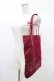 画像2: Maison de FLEUR / ドットチュールトートバッグ  ワイン H-25-12-25-019-LO-BG-NS-ZH (2)
