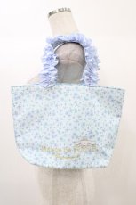 画像1: Maison de FLEUR / シナモロールフリルハンドルトートバッグ  サックス H-25-12-25-020-LO-BG-NS-ZH (1)