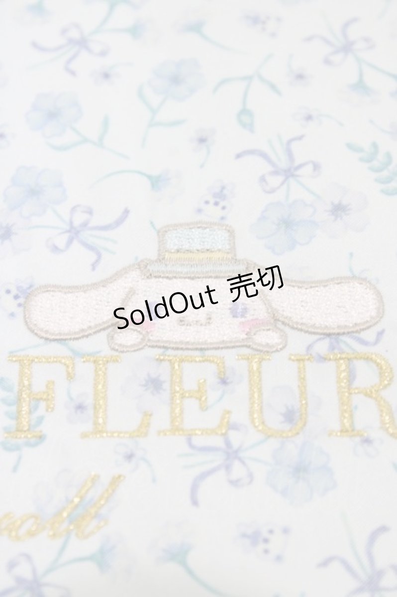 画像3: Maison de FLEUR / シナモロールフリルハンドルトートバッグ  サックス H-25-12-25-020-LO-BG-NS-ZH (3)