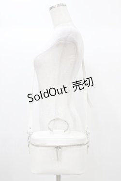 画像1: EATME / スモールバニティバッグ  ホワイト H-25-12-25-024-LO-BG-NS-ZH