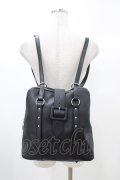 EATME / 2WAYベルテッドトートバッグ  ブラック H-25-12-25-026-LO-BG-NS-ZH