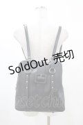EATME / 2WAYベルテッドトートバッグ  ブラック H-25-12-25-026-LO-BG-NS-ZH