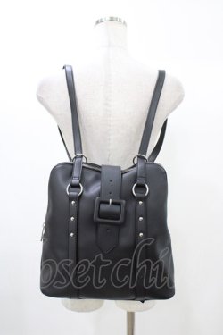 画像1: EATME / 2WAYベルテッドトートバッグ  ブラック H-25-12-25-026-LO-BG-NS-ZH