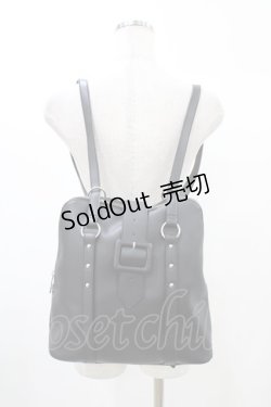 画像1: EATME / 2WAYベルテッドトートバッグ  ブラック H-25-12-25-026-LO-BG-NS-ZH