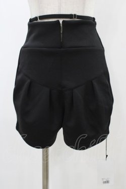 画像1: Melt the lady / ベルト付きショートパンツ S ブラック H-25-12-25-027-PU-PA-NS-ZH