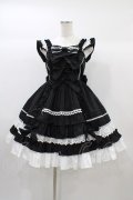 Angelic Pretty / Sweetフリルジャンパースカート Free ブラック H-25-12-25-029-AP-OP-NS-ZH