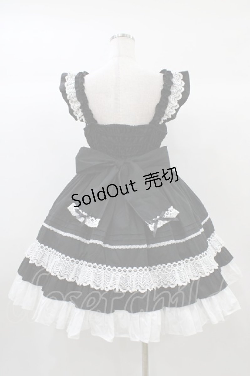 画像2: Angelic Pretty / Sweetフリルジャンパースカート Free ブラック H-25-12-25-029-AP-OP-NS-ZH (2)