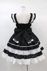 画像2: Angelic Pretty / Sweetフリルジャンパースカート Free ブラック H-25-12-25-029-AP-OP-NS-ZH (2)