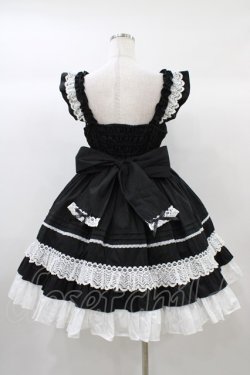 画像2: Angelic Pretty / Sweetフリルジャンパースカート Free ブラック H-25-12-25-029-AP-OP-NS-ZH