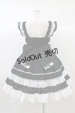 画像2: Angelic Pretty / Sweetフリルジャンパースカート Free ブラック H-25-12-25-029-AP-OP-NS-ZH