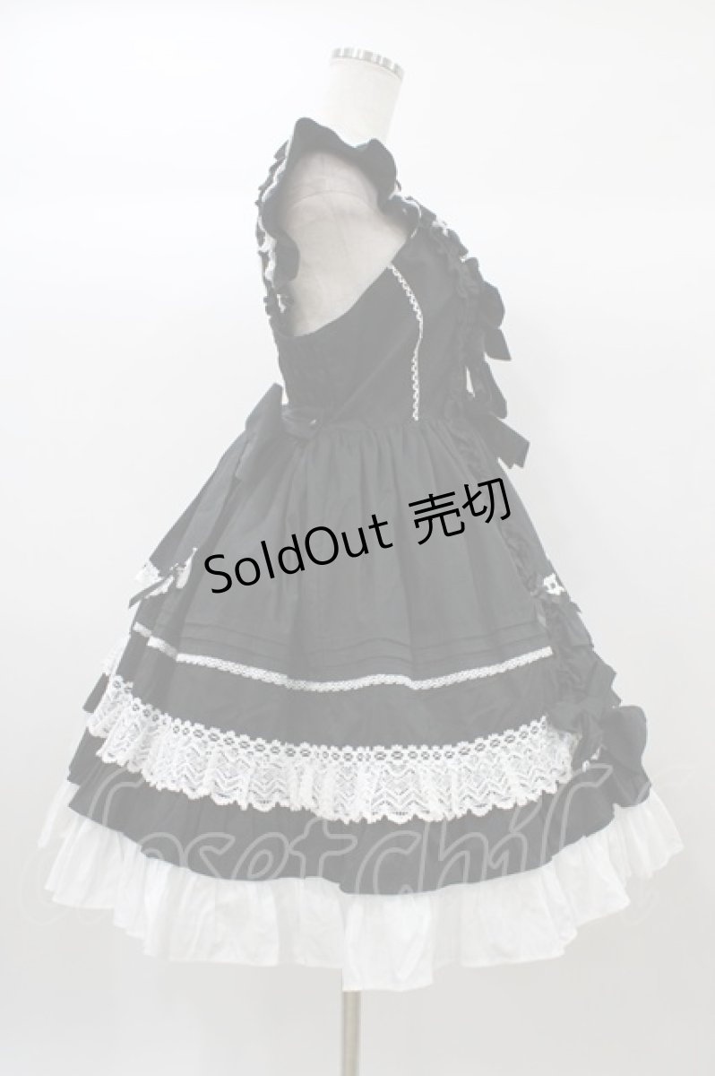 画像3: Angelic Pretty / Sweetフリルジャンパースカート Free ブラック H-25-12-25-029-AP-OP-NS-ZH (3)